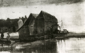 Water Mill at Gennep, 1884, (F1144a)