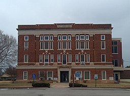Harmon Countys domstolshus i Hollis.