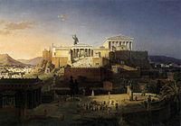 Η Ακρόπολις των Αθηνών και ο Άρειος Πάγος, 1846, Νέα Πινακοθήκη, Μόναχο.