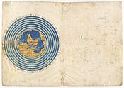 Cosmographical planisphere, with Africa, Asia, and Europe in the center