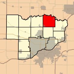 Location in Scott County