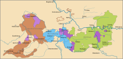 Map of Anhalt in 1259. Anhalt-Aschersleben is in brown.