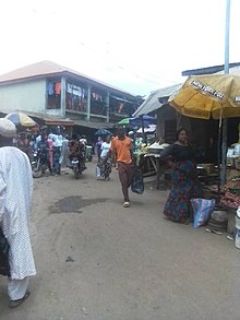 Image of Owode Market entrance