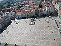 Blick von der St.-Bartholomäus-Kathedrale auf den Hauptmarkt