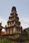 Stupa du Wat Kukut de Lamphun (Thaïlande) - art de Dvaravati.
