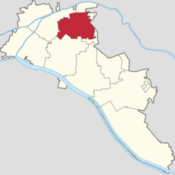 Location in Xiqing District