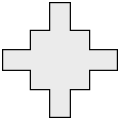 Négyzetes görög kereszt (en: cross quadrate, cross nowy quadrate)