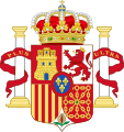 Stemma di Spagna Colonne d'Ercole (1875-1931)