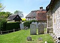 Cottage and St Peter's Church