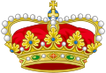 The crown of the Prince or Princess of Asturias (heir apparent)