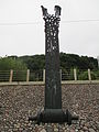 Holocaust memorial in front of the synagogue