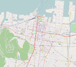 朝日町の位置（高松市中心部内）