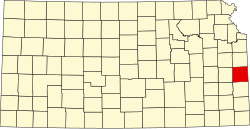 Koartn vo Linn County innahoib vo Kansas