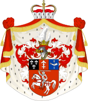 Coat of Arms of Princes Sapieha (1858-1859)