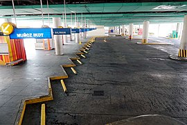 Transport terminal beneath Sky Garden