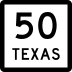 State Highway 50 marker