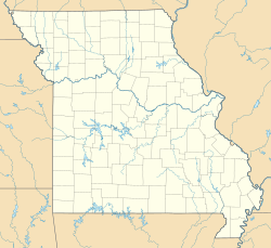 布萊克沃爾納特在密蘇里州的位置