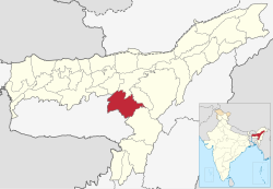 Location in Assam