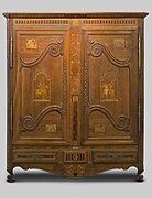 Armoire dite "aux deux empereurs", vers 1814-1815.