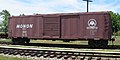 Image 5A restored Monon boxcar at the Linden Railroad Museum in Linden, Indiana (from History of Indiana)