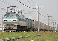 100番台1次車（EF66 103） （2007年4月22日 庭瀬駅 - 中庄駅間）