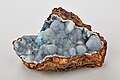 Geode mit Prehnit und Laumontit