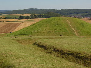 Le tumulus du Glauberg.