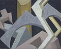 La composizione astratta è indicativa del lavoro di Jessica Dismorr all'epoca della Vorticist Exhibition, 1915