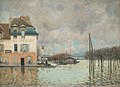 Alfredus Sisley La inundación en Port Marly