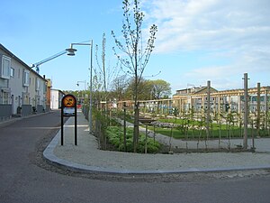 Bostadsområde vid mynningen av Höje å från 2000-talet, 2008