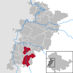 Dermbach – Mappa