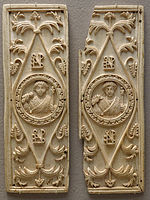 bolizko bizantziar diptikoa, 506. urtea, Louvre Museoa.