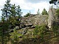 A granite outcrop in Dishman Hills.