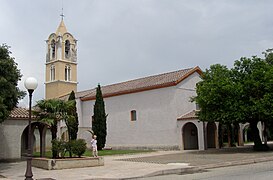 L'église de Ghisonaccia.