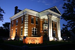 Det historiska guvernörsresidenset i Cheyenne, Wyoming.