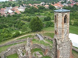 View from the castle tower in Kisnána