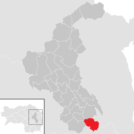 Poloha obce Markt Hartmannsdorf v okrese Weiz (klikacia mapa)