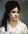 Mel Bonis à 27 ans, par Charles-Auguste Corbineau (1885).