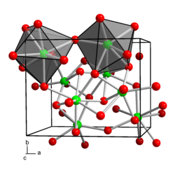 Kristallstruktur von monoklinem Bariumhydroxid