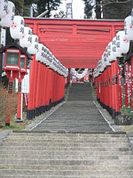 Torii của Ojiyama-inari, Sasayama, Hyōgo