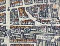 Plan de Braun et Hogenberg edition de 1593 Paris vers 1530.