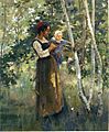 Теодор Робінсон, Мати з дитиною (1887)
