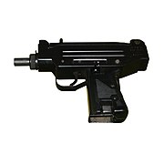 IMI Micro Uzi. S (safe) - предохранитель, F (fire) - автоматический огонь.