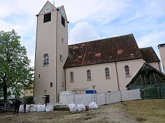 Baustelle für das „Gemeindehaus“