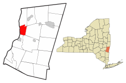 Location of Stockport, New York