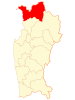 Map of La Higuera commune in Coquimbo Region