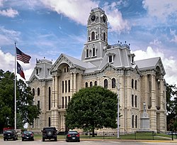 Hill County courthouse in 2013