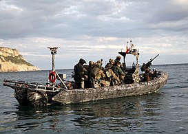 GROM unit conducting ship seizure training