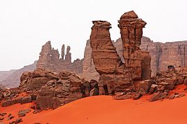 La Tadrart Rouge à Djanet, dans le sud algérien.