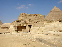 Photograph of a tomb